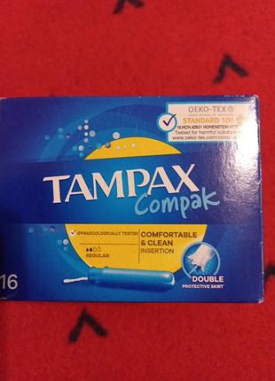 Тампони tampax 16 шт. 2 каплі