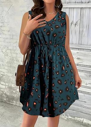 Сукня в леопардовий принт shein xl