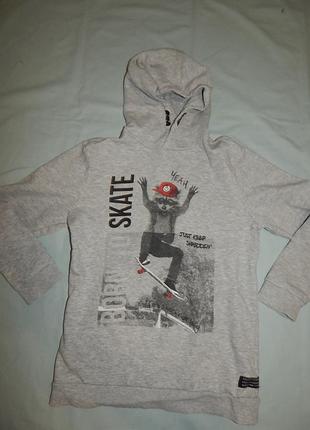 Худи модное толстовка капюшонка 10-11 лет