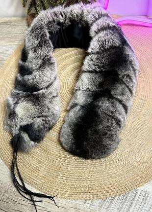 Воротник комір шиншилла