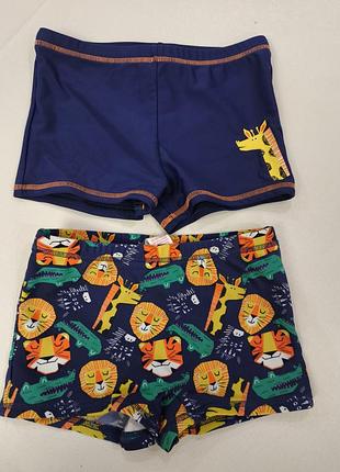 Купальні дитячі плавки-боксерки для хлопчика в басейн або пляжу f&f 5-6 років 110-116 см