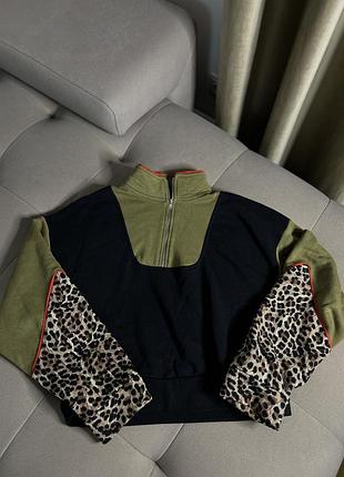 Стильна жіноча кофта/світшот/джемпер з замочком