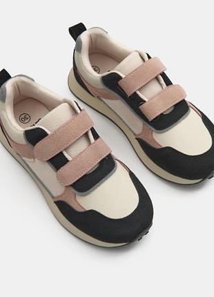 Новые кроссовки для девочки -подростка р.33 на липучках