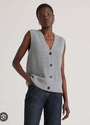 Удлиненная трикотажная жилетка от stradivarius