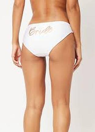 Крутые новые купальные белые трусики плавки 10 размер англия бренд оригинал