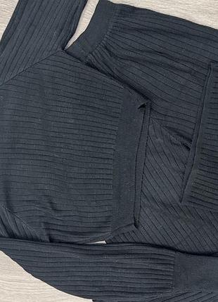 Костюм в рубчик