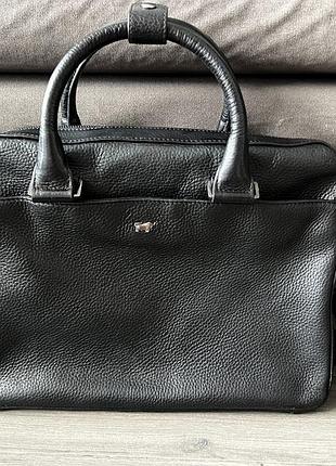 Braun buffel сумка нижняя мужская кожаная черная мессенджер портфель мужской