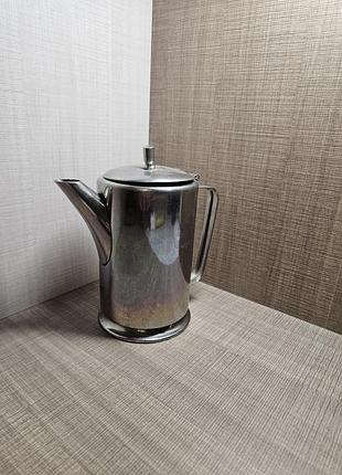 Вінтажний чайник (кавник) з нержавіючої сталі voss данія