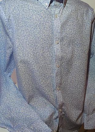 Рубашка мужская классическая m&amp;s размер 16.5