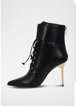 Шкіряні чоботи balmain оригінал