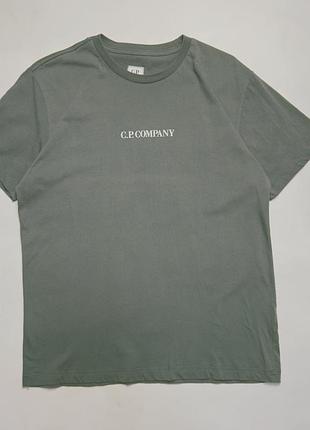 Футболка cp company / s-m розмір / хакі