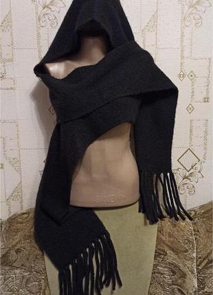 Вовняний шарф/капор zara