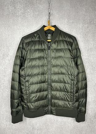 Чоловіча пухова куртка uniqlo ultra light down bomber