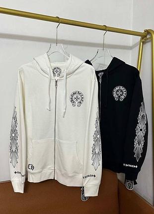 Зіп-худі chrome hearts оверсайз