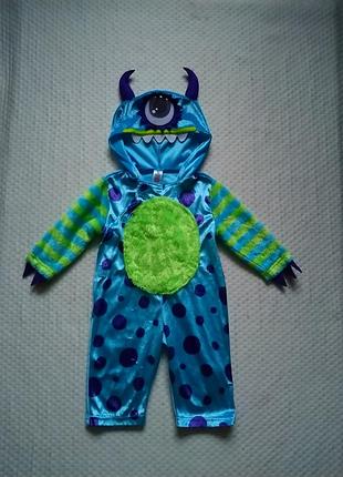 Карнавальный костюм монстрик саливан корпорация монстров на 6-9 месяцев