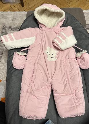 Комбінезон дитячий зимовий на овчині