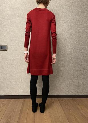 Сукня rito ukraine бордове темно-червоний з малюнком4 фото