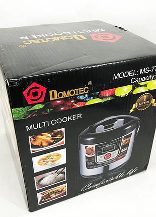 Многофункциональная мощная мультиварка domotec ms-7726 5 л 1500 вт, мультиварка ur-660 для варки