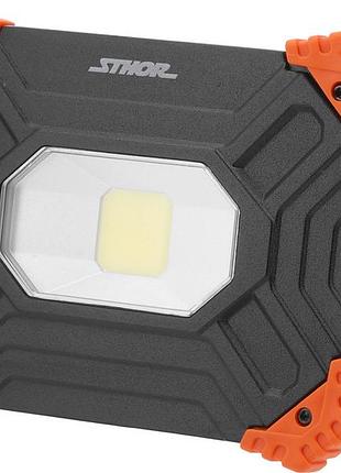 Фонарь аккумуляторный ліхтар акумуляторний led cob 20 вт/6500k/2000 lm, акумулятор li-ion 3.7 в, 6600 mah, зар