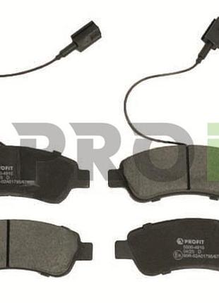 Колодки гальмівні дискові citroen jumper 06-19. peugeot boxer 06-. fiat ducato 06- rear pr 5000-4910