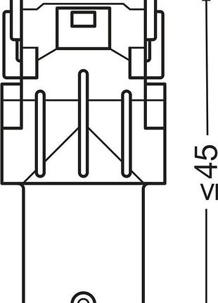 Автолампа світлодіодна p21w led 12v 1.3w ba15s / ledriving® sl / yellow - янтарний-жовтий / 2 шт. blister os