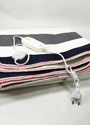 Простынь с подогревом от сети 150х120 см, одеяло с подогревом термоодеяло, безопасное электро одеяло vi-59