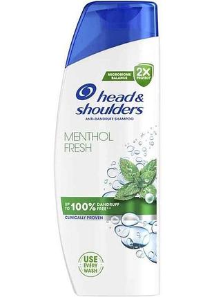 Шампунь 250мл проти лупи свіжість ментолу тм head shoulders