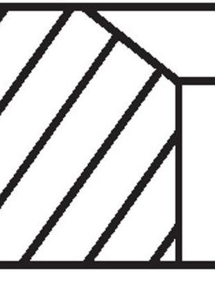 Кольца поршневые (1cyl) mb 89.9 (1.5/1.75/3) m111/m104 mh 00140 v0