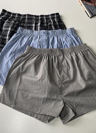 Снижка⬇️ 3 шт трусы шорты мужские семейные боксеры