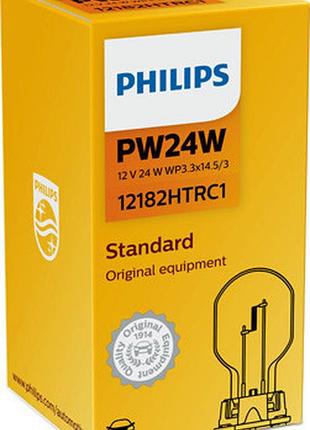 Автолампа 24w pw24w 12v 24w wp3,3x14,5/3 ps 12182 htr c1