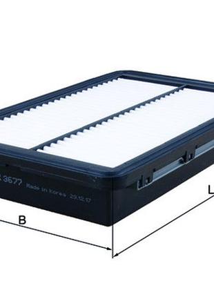 Фильтр воздушный kia sportage iv (ql, qle) 1.7 crdi 2015.01 - 2022.10 mh lx3677