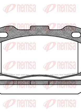 Колодки тормозные дисковые передн land rover defender station wagon (l316) 2.5 1990.05-2016.02 rs 0266.10