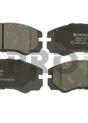 Колодки тормозные дисковые opel monterey 91-99. frontera 92-04. isuzu trooper 91-98 front pr 5000-1015