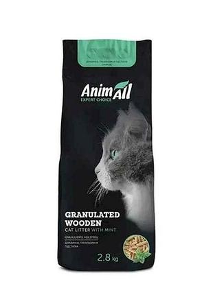 Наповнювач деревний 2,8кг з ароматом мяти тм animall