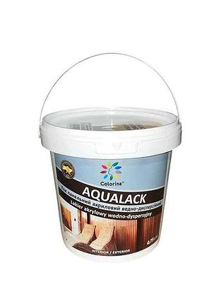 Лак акриловый aqualack панельный шелковисто-матовый 0.75 тм colorina
