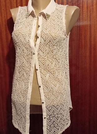 Ажурна футболка xs