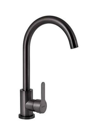Смеситель на мойку графит pure 015f (k35) bripur015fgrp тм brinex