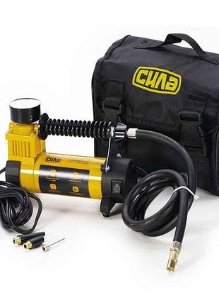 Компрессор автомобильный 12v 27 однопоршневой компакт 7атм (прикуриватель) тм сила