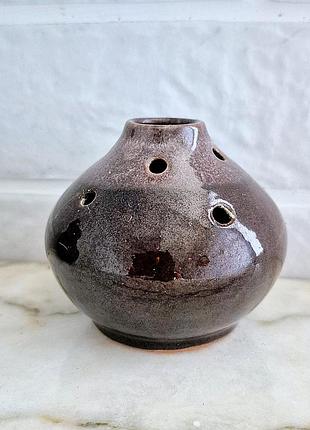 Ваза майолика керамическая винтажная керамика винтаж