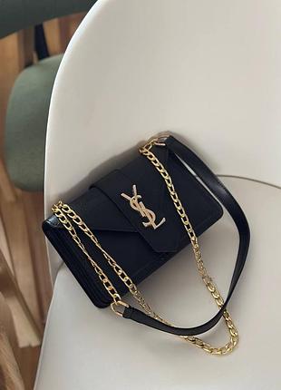 Елегантна сумка на ланцюжку ysl-style