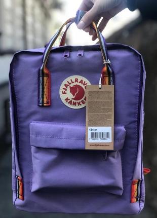 Рюкзак женский, мужской fjallraven kanken classic фиолетовый (канкен, сумочка, кошелек)1 фото