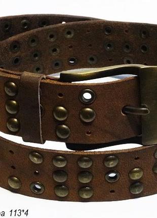 Пояс ремень кожаный