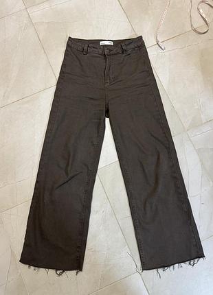 Джинси шоколадного кольору