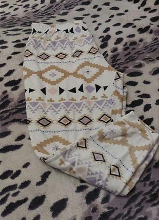 Домашние штаны, тонкий флис