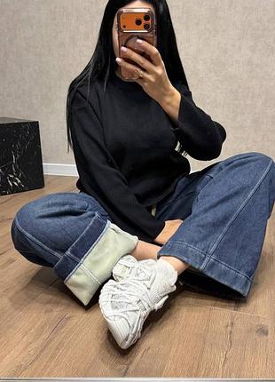 Джинсы теплые