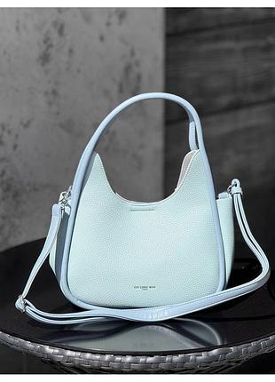 Голубая элегантная женская сумка