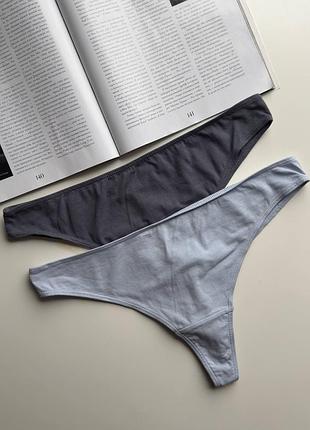 1290 комплект набор женских хлопковых трусиков стринг
