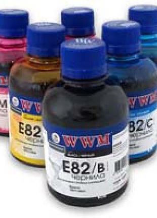 Чернила wwm epson stphoto black 200 мл водорастворимые для принтеров r270 r290 совместимые e82b ve-33