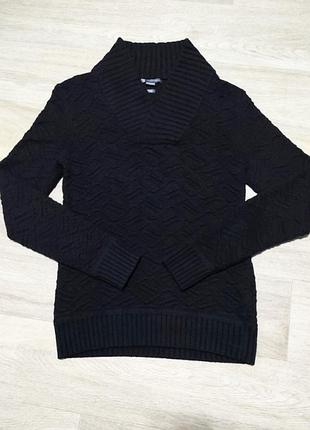 Мужской чёрный свитер armani exchange размер s