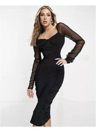 Плаття, сукня, міді, чорне, міді